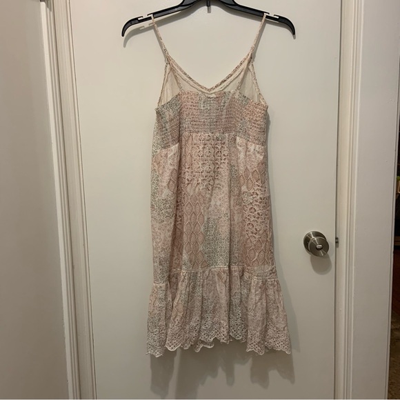 Rachel Zoe Boho Lace Ruffle Midi Dress - Size Medium - Picture 2 of 16